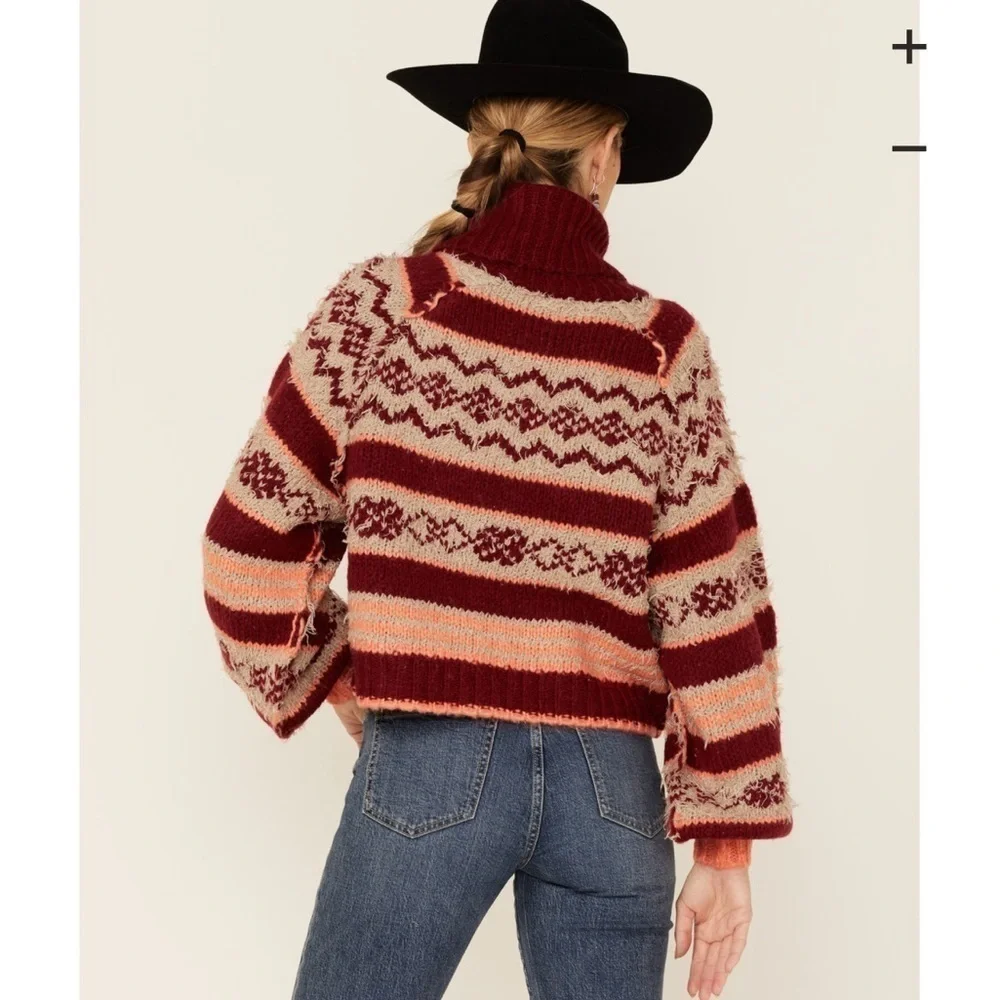 Free People Check Me Out Sweater Size M NWT